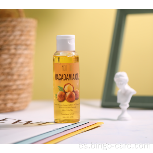 Aceite de macadamia suavizante nutritivo